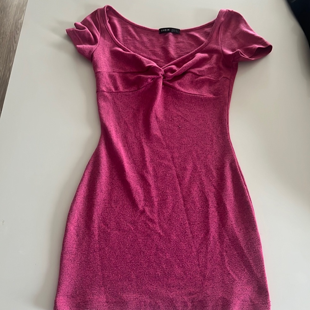 cute pink mini dress